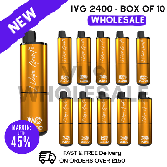 Shop Exotic Edition IVG 2400 Disposable Vapes Bulk Buy - Box Of 10 - VU9 Wholesale