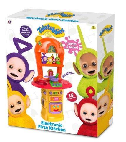 Childrens Cbeebies Teletubbies Plastic Kitchen Set 15 Accessories 1261 ...