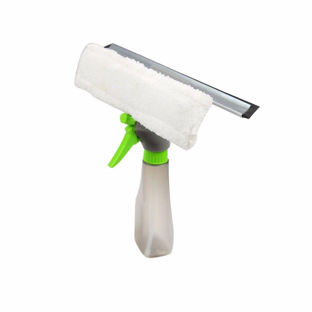 Window Cleaner Spray Bottle With Squeegee And Microfiber Cloth Pad Vacuum Head   3670 (Parcel Rate)