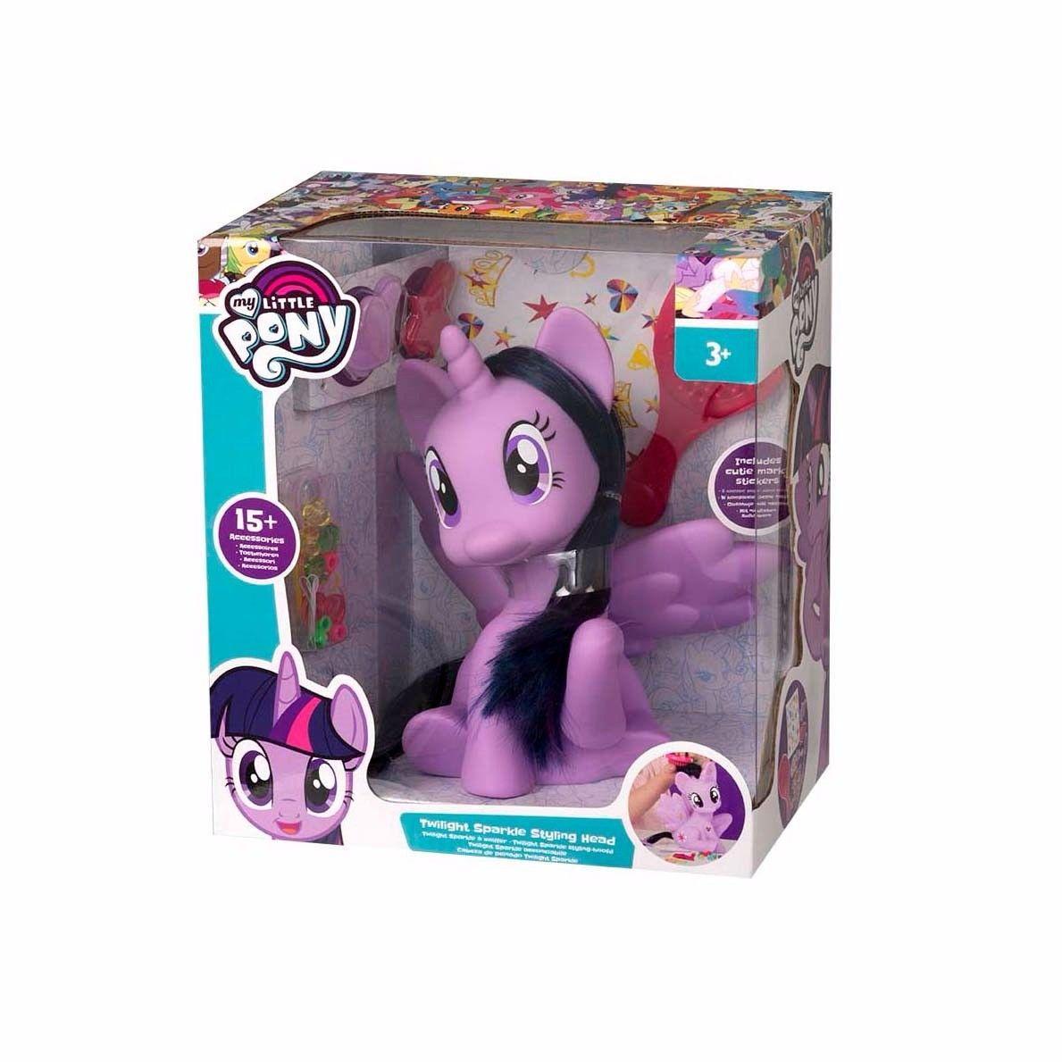 Kids My Little Pony Twilight Sparkle Styling Head with 15 Accessories Stickers    1631 (Parcel Rate)