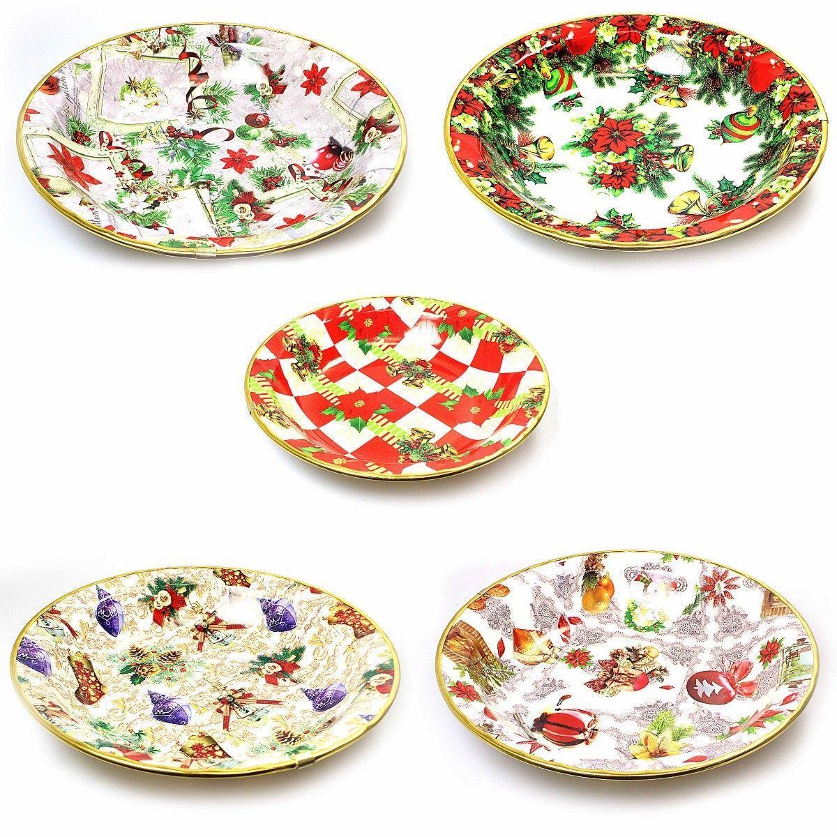 Novelty Christmas Design Party Food Trays Home 1538 (Parcel Rate)