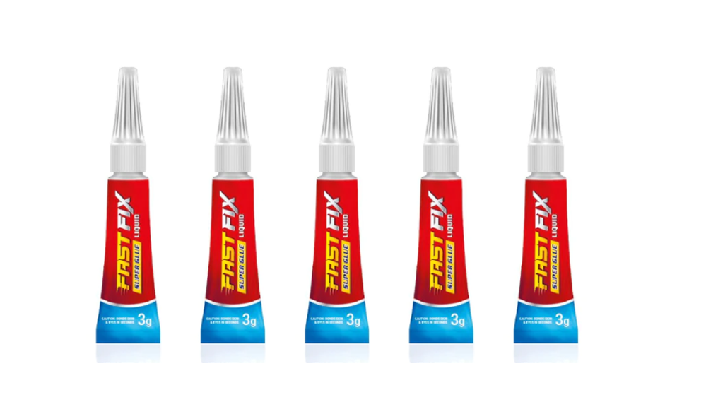 Fast Fix Super Glue Liquid 5pcs FX2 (Parcel Rate)