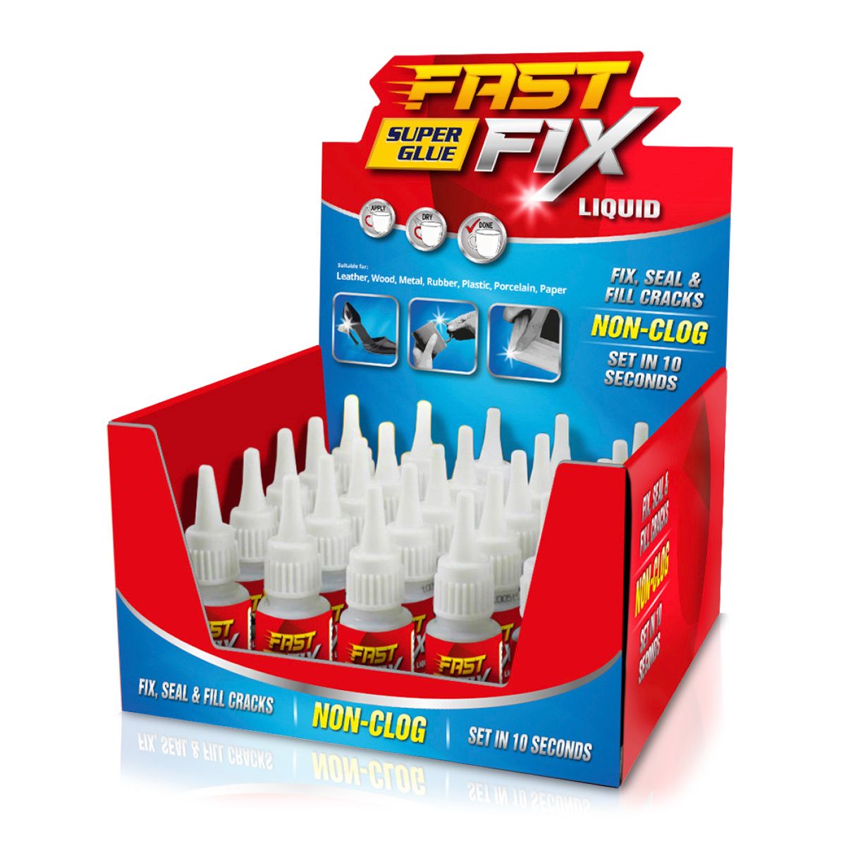 Fast Fix Super Glue Liquid 15g FX1 (Parcel Rate)