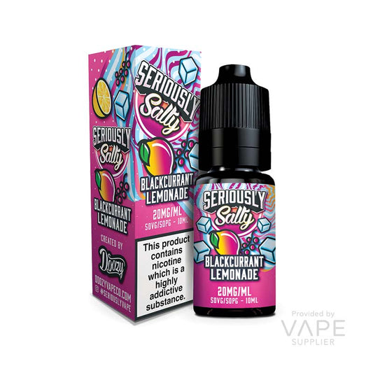 Seriously Salty by Doozy Vape Co Blackcurrant Lemonade Nic Salt