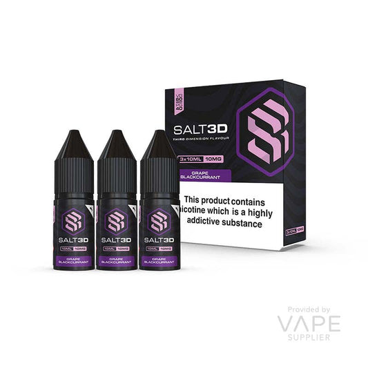 SALT3D Grape Blackcurrant Nic Salt 3x10ml