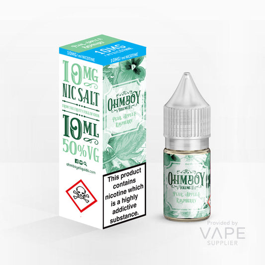 Ohm Boy Volume 2 Pear Apple Raspberry Nic Salt