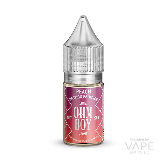 Ohm Boy SLT Bar Edition Peach Passionfruit Ice Nic Salts