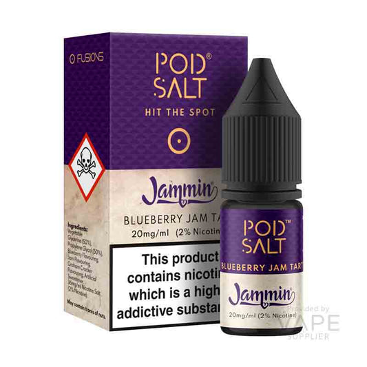 Pod Salt Fusion Blueberry Jam Tart Nic Salt