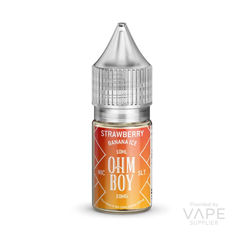 Ohm Boy SLT Bar Edition Strawberry Banana Ice Nic Salts