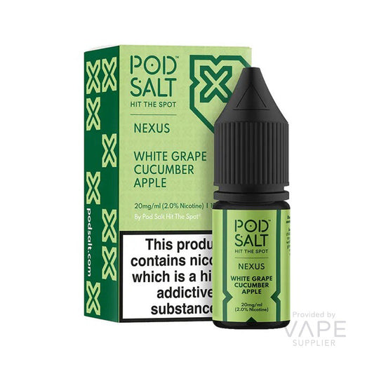 Pod Salt Nexus White Grape Cucumber Nic Salts